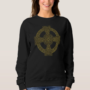 Keltiskt kors Vintage Mandala 3 Gotisk fläkt kul T Shirt