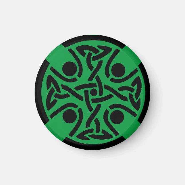 Keltiskt kristet kors  magnet (Framsidan)