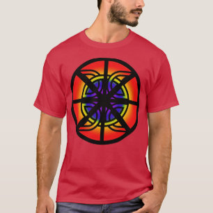 Keltiskt sammanflätat hjul under året t shirt