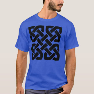 Keltiskt sammanvävd ändlös Knot Geometric Mönster T Shirt
