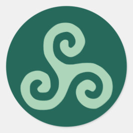 Keltism 1 runt klistermärke