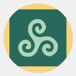 Keltism 1 runt klistermärke