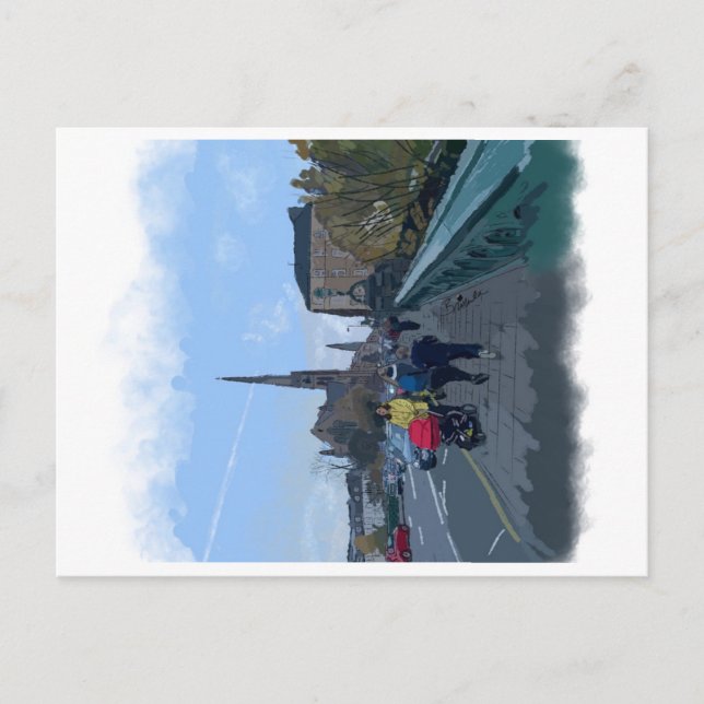 Kelvinbridge Glasgow, Skottlands vykort (Framsida)