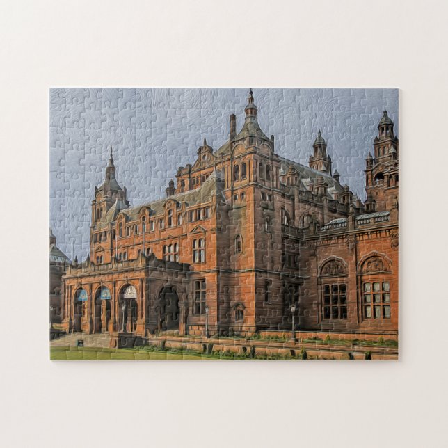 Kelvingrove Art Gallery and Museum, Glasgow Pussel (Horisontell)