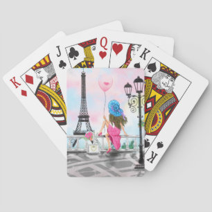 Keman i Paris Eiffel Torn, uppspelningskort Casinokort