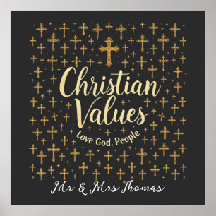 Kembrace Christian Values: Kärlek Gud, Kärlek, fol Poster