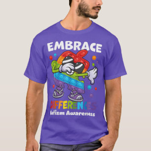 Kembrace Differens Autism Dabbing Puzzle Poppin F T Shirt