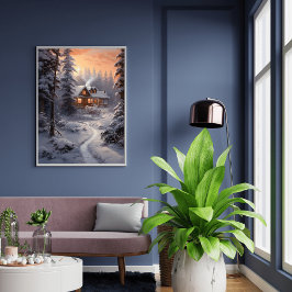 Kembrace för vintern: Hem i isar och Snö Poster