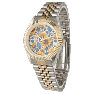 Kembrace varje ögonblick i Vibrant Elegance-Solros Armbandsur
