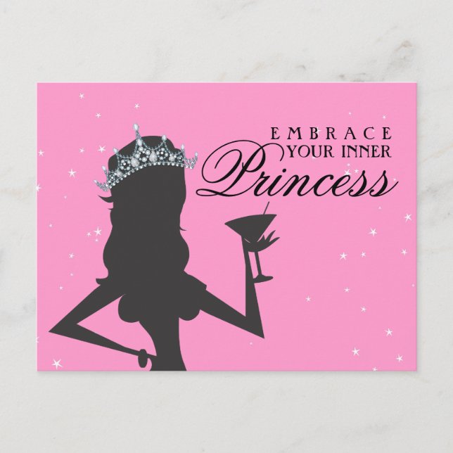 Kembrera ditt Inner Princess Funny Postcard Vykort (Framsida)