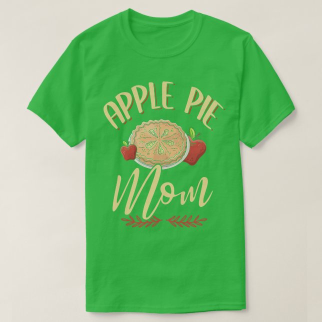 Kemens Apple Paj Funny Apple Paj Mamma Baking Appl T Shirt (Design framsida)