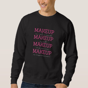 Kemens Makeup Artist Beautician Cosmetolog Makeup Lång Ärmad Tröja