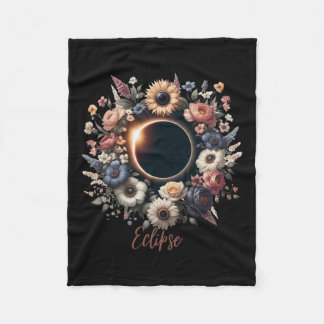 Kemens Solar Eclipse Shirt med Blommigt Flowers Fleecefilt