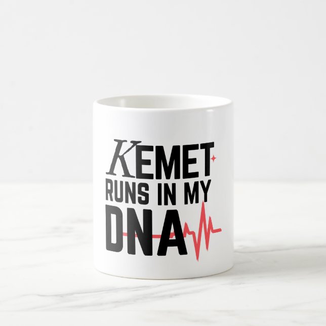 Kemet springer i mitt DNA |  Kaffemugg (Center)