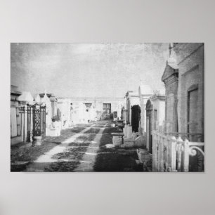 Kemeteri i New Orleans Louisiana Poster
