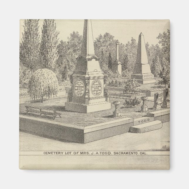 Kemeterifesten Sacto, res Woodland Magnet (Framsidan)