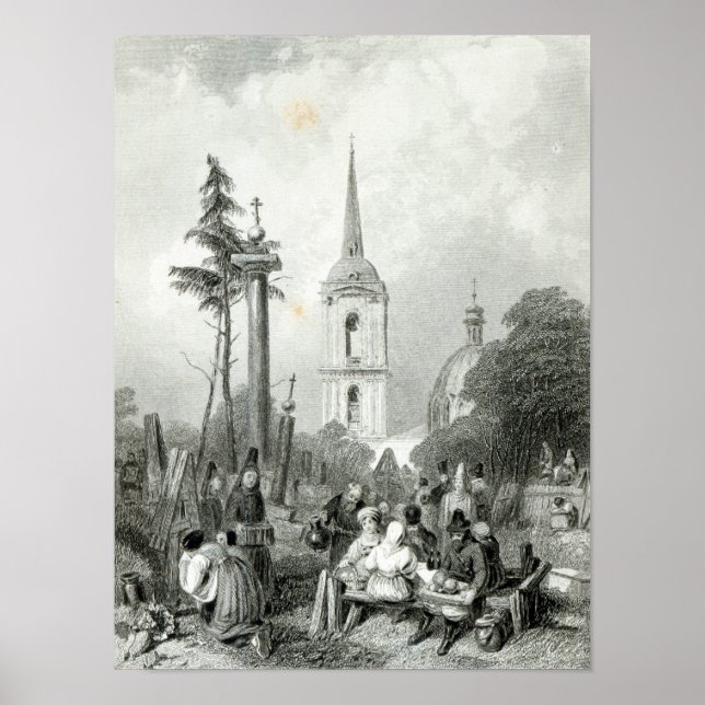 Kemetery of the Smolensko Church Poster (Framsidan)