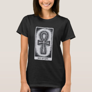 Kemetisk Tarotkort Forntida Egypten Egyptisk Ankh  T Shirt