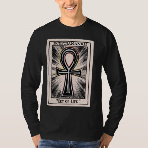 Kemetiskt Tarotkort Forntida Egypten Egyptisk Ankh T Shirt