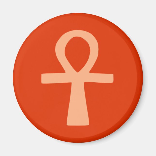 Kemetismsymbol (orange) magnet (Framsidan)