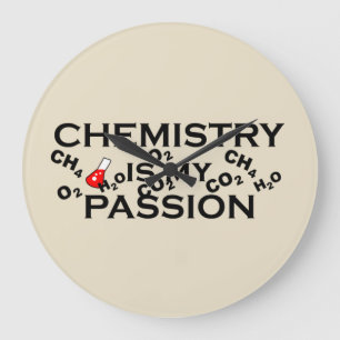 kemi är mina häftiga, roliga kemistiska citat stor klocka
