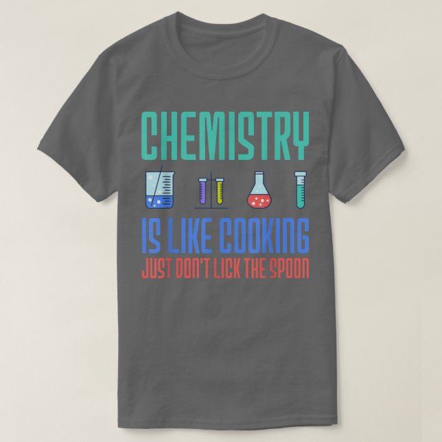 Kemi är som att laga kemistiska roliga designer53 t shirt (Design framsida)
