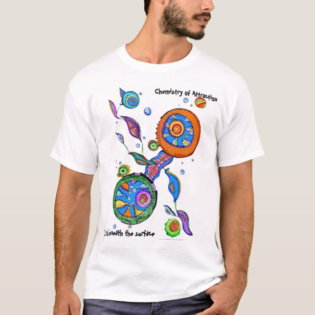 Kemi av attraktion t-shirt (Framsida)