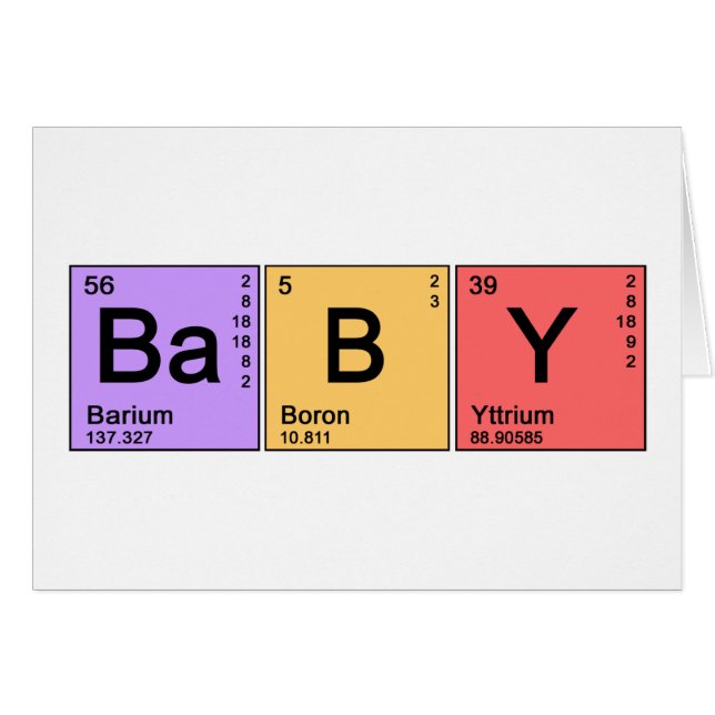 Kemi Baby Hälsningskort (Framsidan Horizontal)