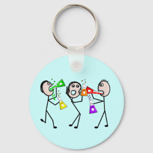 Kemi/kemiststick figurer gåvor nyckelring
