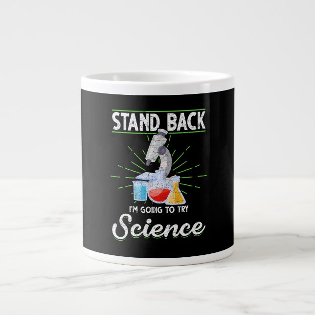 Kemi Laboratory Physics Science Biology Jumbo Mugg (Framsidan)