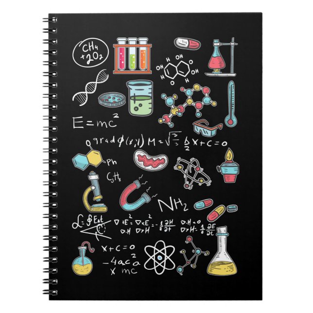 Kemi - matematiker Fysiker kemist Anteckningsbok (Framsidan)