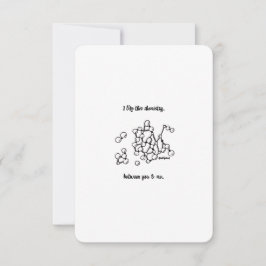 Kemi mellan oss, jag Kärlek dig - Flyttkort