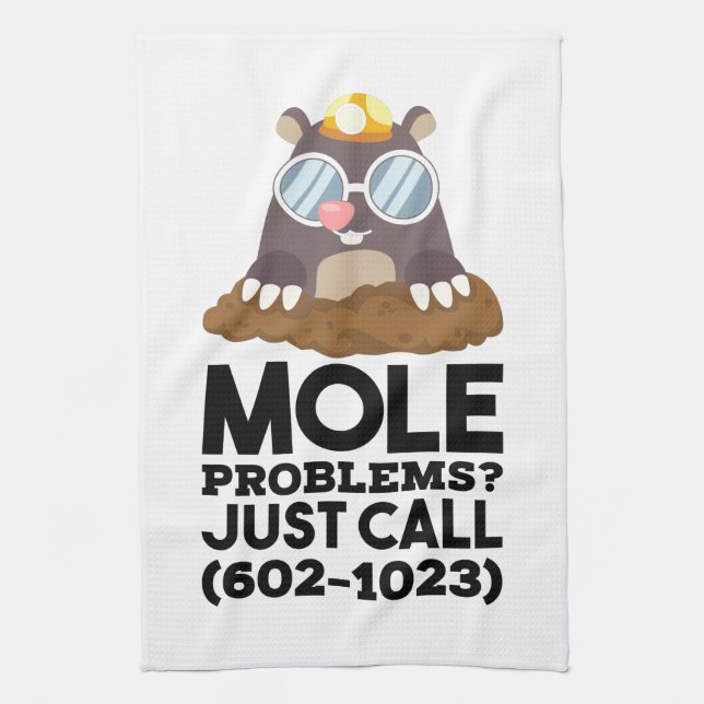 Kemi - Mole Problems Kökshandduk (Vertikal)