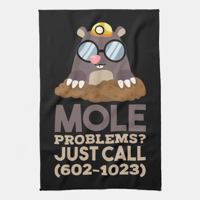 Kemi - Mole Problems Kökshandduk (Vertikal)
