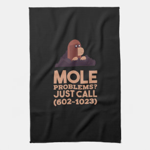 Kemi - Mole Problems Kökshandduk