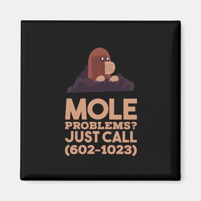 Kemi - Mole Problems Magnet (Framsidan)