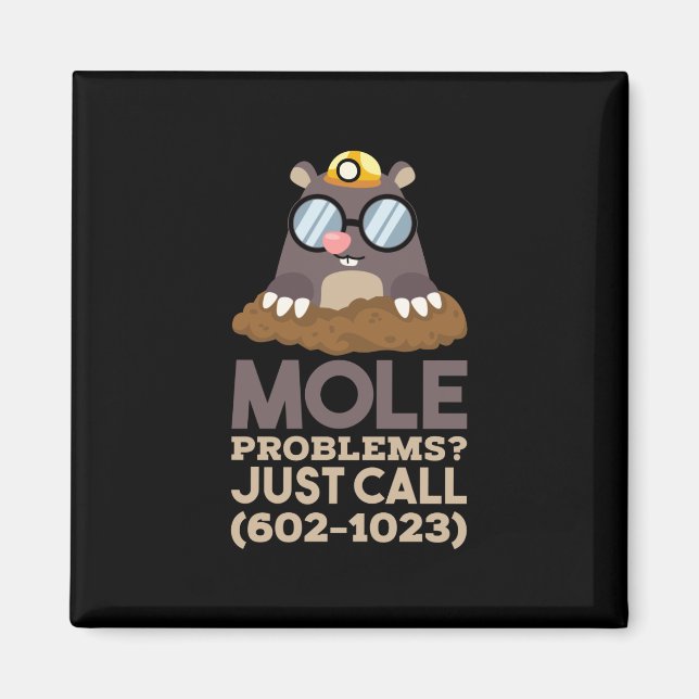 Kemi - Mole Problems Magnet (Framsidan)