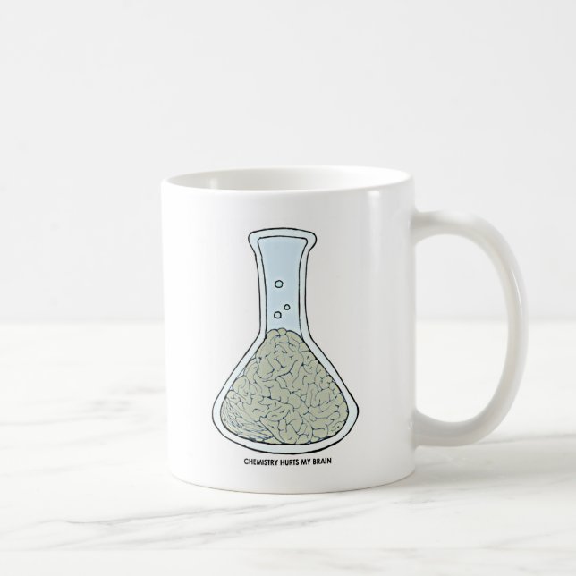 Kemi Ontr min hjärna Kaffemugg (Höger)