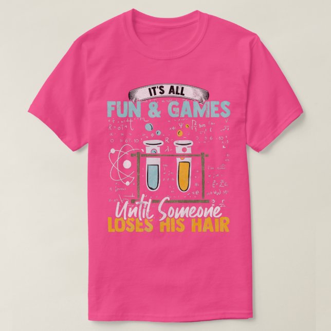 Kemi Periodic Bord Molecule Atom 4 T Shirt (Design framsida)