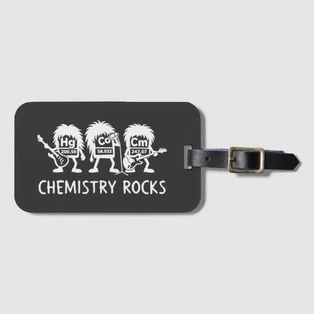 Kemi Rocks Science Rock Band Bagagebricka (Framsida horisontal)
