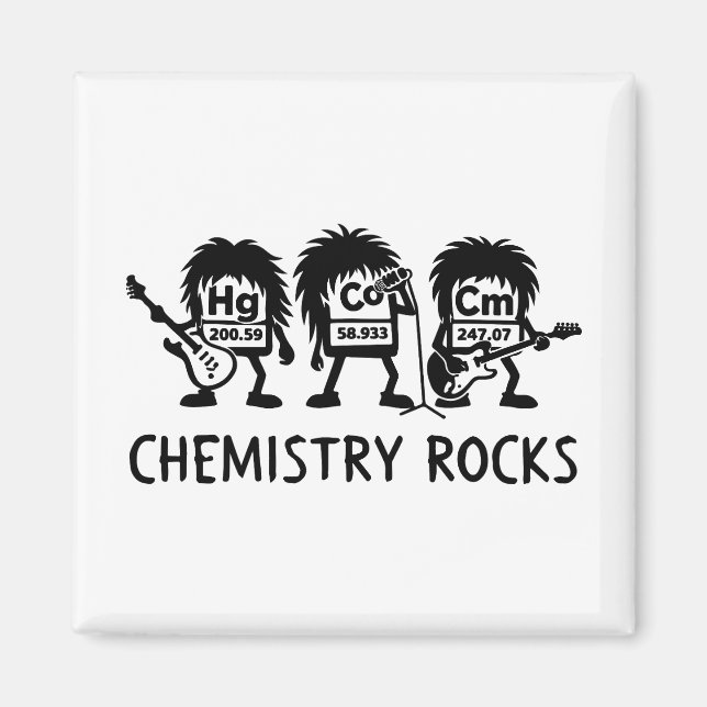 Kemi Rocks Science Rock Band Magnet (Framsidan)