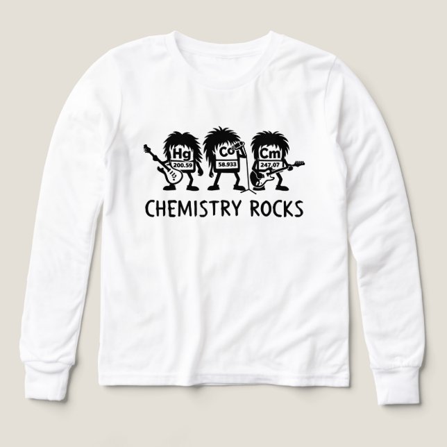 Kemi Rocks Science Rock Band T Shirt (Design framsida)