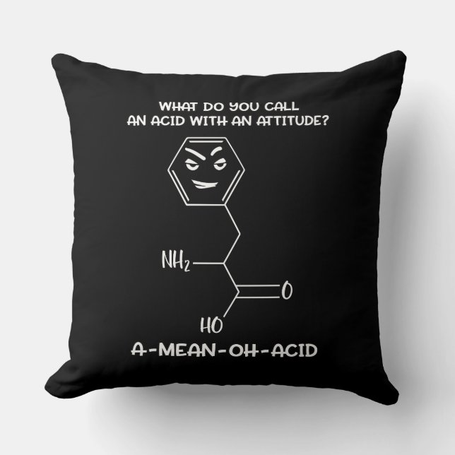 Kemi Science Acid Attitude A-Elak-Oh-Acid Kudde (Framsida)