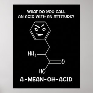 Kemi Science Acid Attitude A-Elak-Oh-Acid Poster