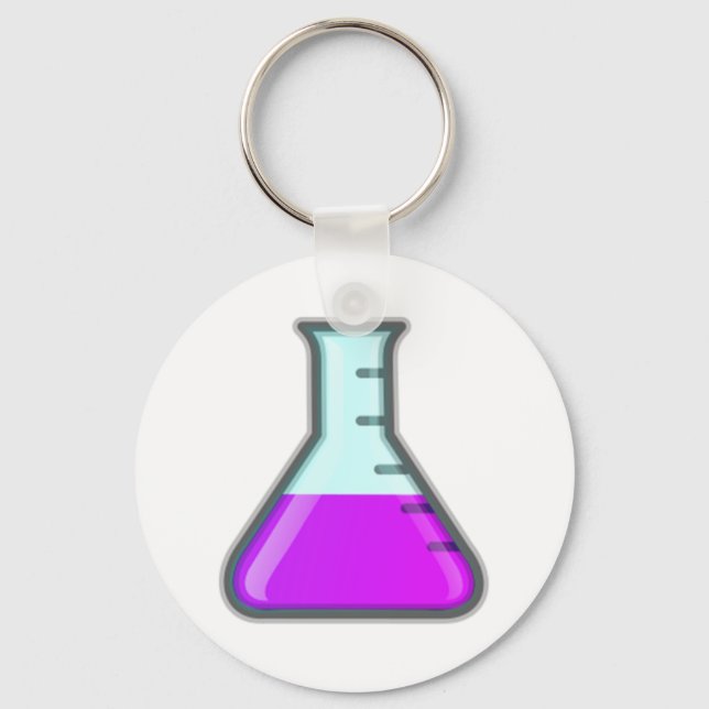 Kemi Science Beaker Nyckelring (Framsida)