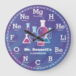 Kemi Science Personalizable Clock Stor Klocka