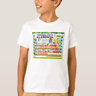 Kemi, vetenskap, periodiska systemet t-shirt