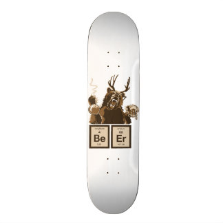Kemibjörn upptäckte öl mini skateboard bräda 18,7 cm