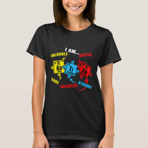 Kemielement Periodiska Systemet Pussel Autism Medv T Shirt