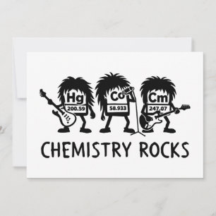 Kemifester Rock Science Rockband Inbjudningar